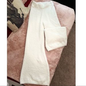 Forever 21 High Waisted Fuzzy Bootcut Pants